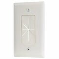 Maxpower VH64R Pass Thru Wall Plate - White MA3858903